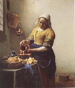 The Milkmaid VERMEER VAN DELFT, Jan